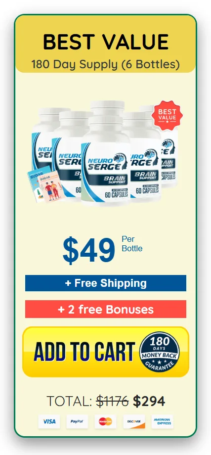 Neuro-Serge 6 bottle